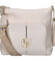 Dámská crossbody kabelka béžová - Laura Biaggi Magia
