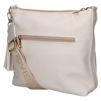 Dámská crossbody kabelka béžová - Laura Biaggi Magia