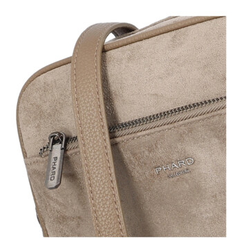 Dámská crossbody kabelka béžová - Phard Lysa