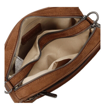 Dámská crossbody kabelka hnědá - Phard Lysa