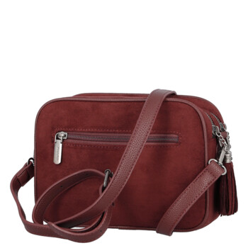 Dámská crossbody kabelka vínová - Phard Lysa