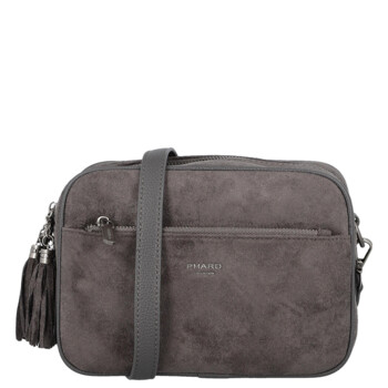 Dámská crossbody kabelka šedá - Phard Lysa