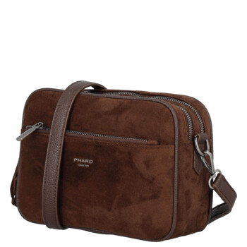 Dámská crossbody kabelka coffee - Phard Lysa