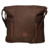 Dámská crossbody kabelka coffee - Firenze Lenah
