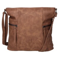 Dámská crossbody kabelka hnědá - Firenze Lenah