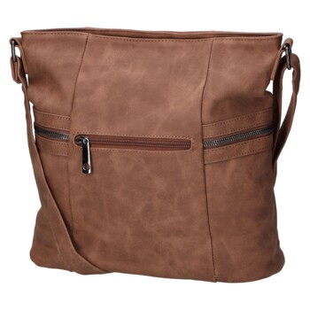 Dámská crossbody kabelka hnědá - Firenze Lenah