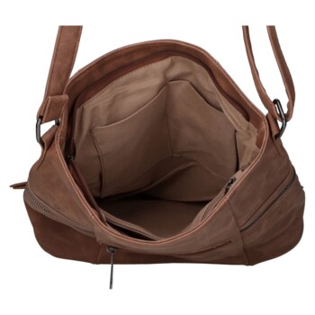 Dámská crossbody kabelka hnědá - Firenze Lenah