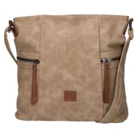 Dámská crossbody kabelka khaki - Firenze Lenah