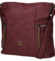 Dámská crossbody kabelka vínová - Firenze Lenah