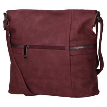 Dámská crossbody kabelka vínová - Firenze Lenah