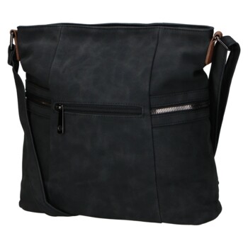 Dámská crossbody kabelka černá - Firenze Lenah