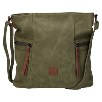 Dámská crossbody kabelka zelená - Firenze Lenah
