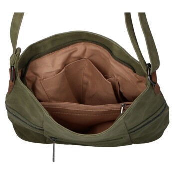 Dámská crossbody kabelka zelená - Firenze Lenah