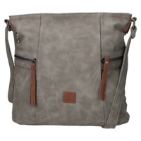 Dámská crossbody kabelka šedá - Firenze Lenah
