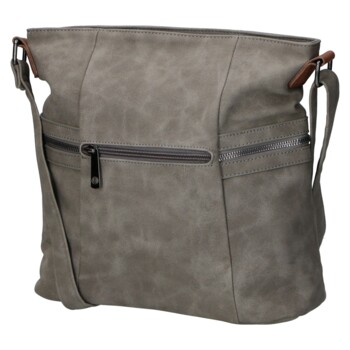 Dámská crossbody kabelka šedá - Firenze Lenah