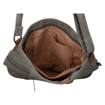 Dámská crossbody kabelka šedá - Firenze Lenah