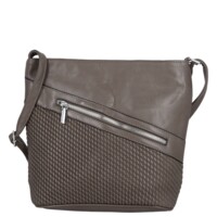 Dámská crossbody kabelka coffee - Firenze Santela