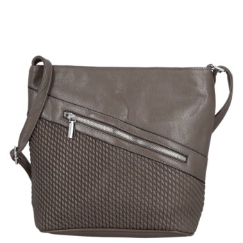 Dámská crossbody kabelka coffee - Firenze Santela