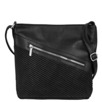 Dámská crossbody kabelka černá - Firenze Santela