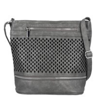 Dámská crossbody kabelka šedá - Firenze Samia