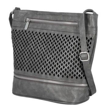 Dámská crossbody kabelka šedá - Firenze Samia
