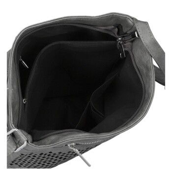 Dámská crossbody kabelka šedá - Firenze Samia