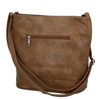 Dámská crossbody kabelka hnědá - Firenze Samia