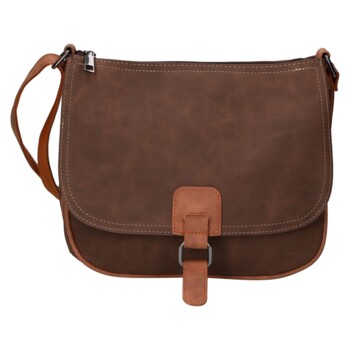 Dámská crossbody kabelka tmavě hnědá - Firenze Marisa
