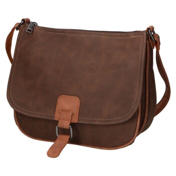 Dámská crossbody kabelka tmavě hnědá - Firenze Marisa