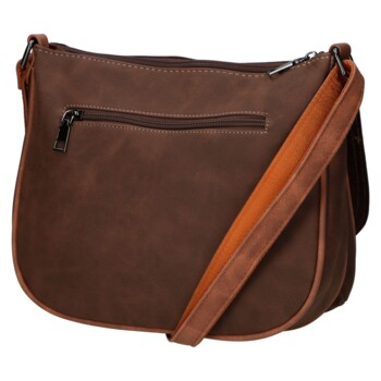 Dámská crossbody kabelka tmavě hnědá - Firenze Marisa