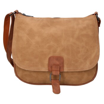 Dámská crossbody kabelka béžová - Firenze Marisa