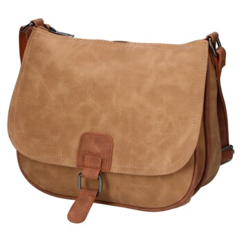 Dámská crossbody kabelka béžová - Firenze Marisa