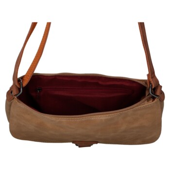 Dámská crossbody kabelka béžová - Firenze Marisa