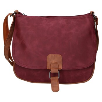 Dámská crossbody kabelka vínová - Firenze Marisa