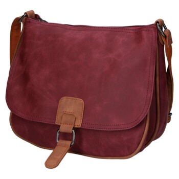 Dámská crossbody kabelka vínová - Firenze Marisa
