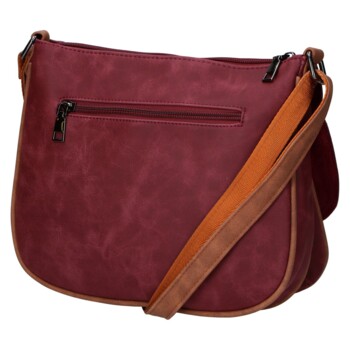 Dámská crossbody kabelka vínová - Firenze Marisa