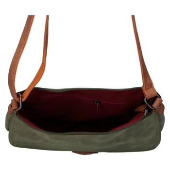 Dámská crossbody kabelka zelená - Firenze Marisa