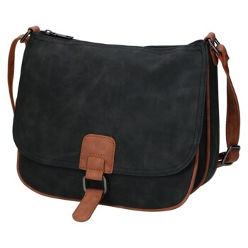 Dámská crossbody kabelka černá - Firenze Marisa