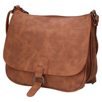 Dámská crossbody kabelka hnědá - Firenze Marisa