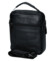 Pánská kožená crossbody taška černá - Coveri Kristof