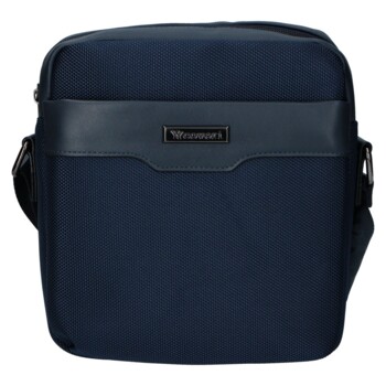 Pánská crossbody taška modrá - Coveri Nadim
