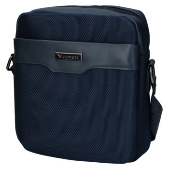 Pánská crossbody taška modrá - Coveri Nadim