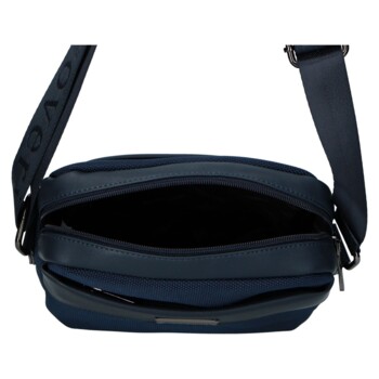 Pánská crossbody taška modrá - Coveri Nadim