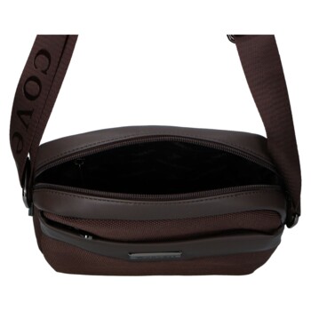 Pánská crossbody taška coffee - Coveri Nadim