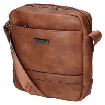 Pánská crossbody taška hnědá - Coveri Radim