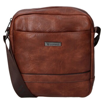 Pánská crossbody taška coffee - Coveri Radim