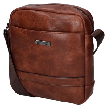 Pánská crossbody taška coffee - Coveri Radim