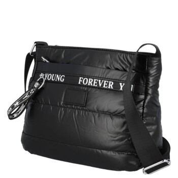 Dámská crossbody kabelka černá - Firenze Kornelie