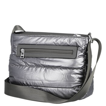 Dámská crossbody kabelka stříbrná - Firenze Kornelie