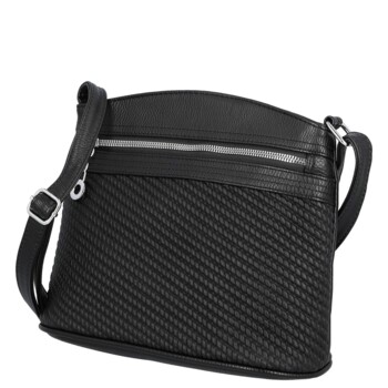 Dámská crossbody kabelka černá - Firenze Kora